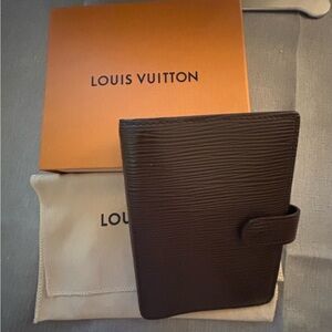 Louis Vuitton Brown Agenda